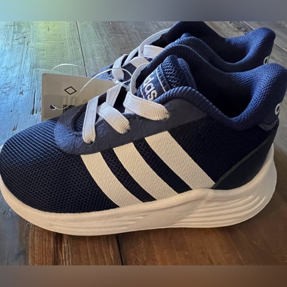 NWT Adidas Toddlers’ Lite Racer 2.0 Navy Blue Sneakers, Boys’ Size 4K US - Picture 5 of 7